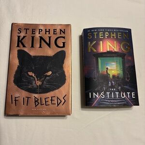 Stephen King Book Set - If It Bleeds & The Institute